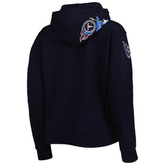 Tennessee Titans Pro Standard Women's Local Patch Pullover Hoodie - Navy Hoodies
