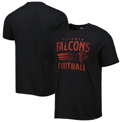 Atlanta Falcons '47 Wordmark Rider Franklin T-Shirt - Black T-shirts