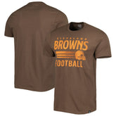 Cleveland Browns '47 Wordmark Rider Franklin T-Shirt - Brown T-shirts