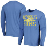 Los Angeles Rams '47 Brand Wide Out Franklin Long Sleeve T-Shirt - Royal T-shirts