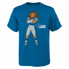 Detroit Lions Outerstuff Youth Roary T-Shirt - Blue T-shirts