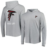 Atlanta Falcons Vineyard Vines Local Long Sleeve Hoodie T-Shirt - Heathered Gray Hoodies