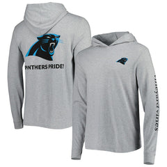 Carolina Panthers Vineyard Vines Local Long Sleeve Hoodie T-Shirt - Heathered Gray Hoodies