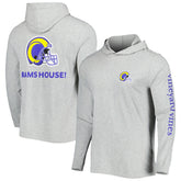 Los Angeles Rams Vineyard Vines Local Long Sleeve Hoodie T-Shirt - Heathered Gray Hoodies