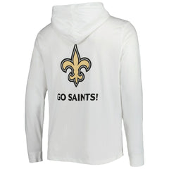 New Orleans Saints Vineyard Vines Local Long Sleeve Hoodie T-Shirt - White Hoodies