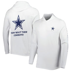 Dallas Cowboys Vineyard Vines Local Long Sleeve Hoodie T-Shirt - White Hoodies