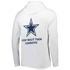 Dallas Cowboys Vineyard Vines Local Long Sleeve Hoodie T-Shirt - White Hoodies