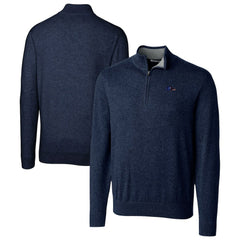 Baltimore Ravens Cutter & Buck Lakemont Quarter-Zip Pullover Sweater - Navy Pullover