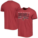 Arizona Cardinals '47 Team Stripe T-Shirt - Cardinal T-shirts