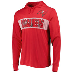 Tampa Bay Buccaneers '47 Field Franklin Hooded Long Sleeve T-Shirt - Red T-shirts