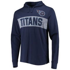 Tennessee Titans '47 Field Franklin Hooded Long Sleeve T-Shirt - Navy T-shirts
