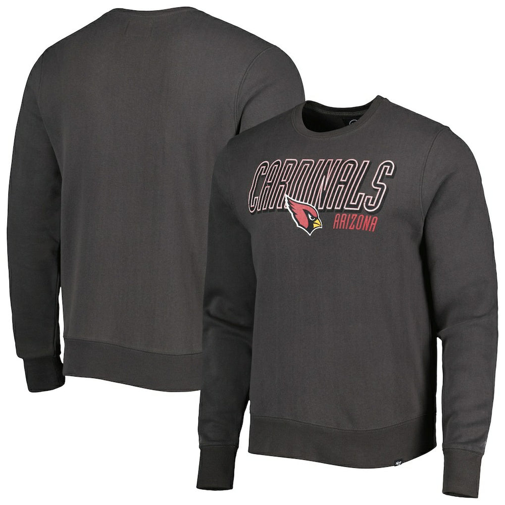 Arizona Cardinals '47 Locked In Headline Pullover Sweatshirt - Charcoal Pullover