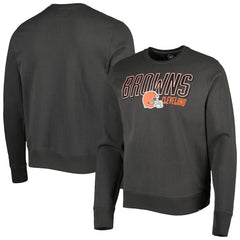 Cleveland Browns '47 Locked In Headline Pullover Sweatshirt - Charcoal Pullover