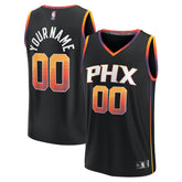 Phoenix Suns Fast Break Custom Replica Jersey Black Statement Edition - Fanatics