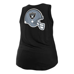Las Vegas Raiders New Era Women's Plus Size Tank Top - Black Tops