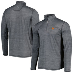 New York Mets Tommy Bahama Delray IslandZone Half-Zip Top - Gray Tops