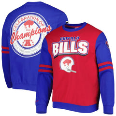 Buffalo Bills All Over 2.0 Pullover Sweatshirt - Red Pullover