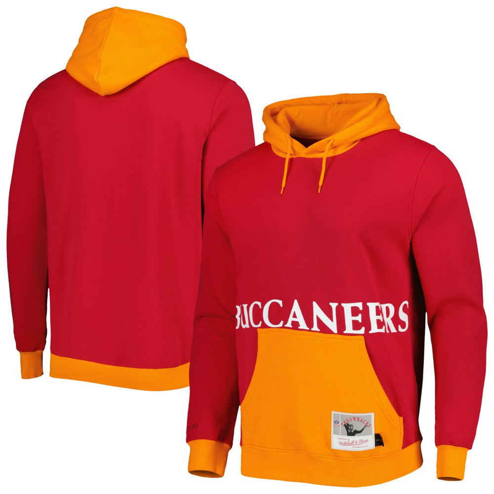 Tampa Bay Buccaneers Big Face 5.0 Pullover Hoodie - Red Hoodies