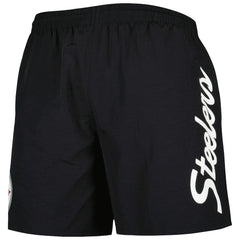Pittsburgh Steelers Team Essentials Nylon Shorts - Black Shorts