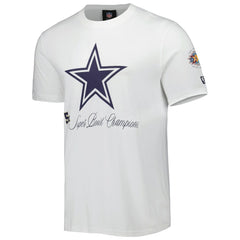 Dallas Cowboys New Era 5x Super Bowl Champions T-Shirt - White T-shirts