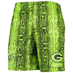 Green Bay Packers New Era Summer Pop Shorts - Neon Green Shorts