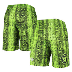 Las Vegas Raiders New Era Summer Pop Shorts - Neon Green Shorts