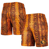San Francisco 49ers New Era Summer Pop Shorts - Orange Shorts