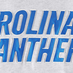 Carolina Panthers '47 Gridiron Lace-Up Pullover Hoodie - Heather Gray Hoodies