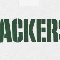 Green Bay Packers '47 Gridiron Lace-Up Pullover Hoodie - Heather Gray Hoodies