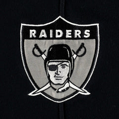 Las Vegas Raiders '47 Historic Logo Gridiron Lace-Up Pullover Hoodie - Heather Gray Hoodies