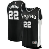 Malaki Branham San Antonio Spurs Fast Break Replica Player Jersey Icon Edition Black - Fanatics