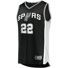 Malaki Branham San Antonio Spurs Fast Break Replica Player Jersey Icon Edition Black - Fanatics