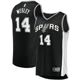 Blake Wesley San Antonio Spurs Fast Break Replica Player Jersey Icon Edition Black - Fanatics