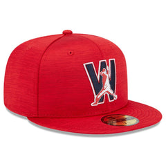 Washington Nationals New Era 2023 Clubhouse 59FIFTY Fitted Hat - Red Hats