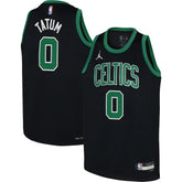 Jayson Tatum Boston Celtics Jordan Brand Youth Swingman Jersey Statement Edition Black