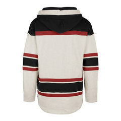 Ottawa Senators '47 Rockaway Lace-Up Pullover Hoodie - Oatmeal | US 4993252