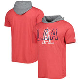 Los Angeles Angels New Era Team Hoodie T-Shirt - Red Hoodies