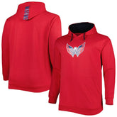 Washington Capitals Big & Tall Fleece Pullover Hoodie - Red | US 4995012