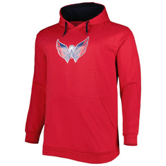 Washington Capitals Big & Tall Fleece Pullover Hoodie - Red | US 4995012