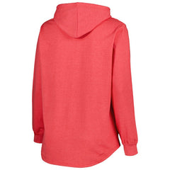 Washington Capitals Women's Plus Size Fleece Pullover Hoodie - Heather Red | US 4995028