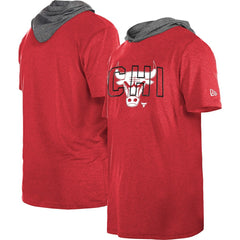 Chicago Bulls Active Hoodie T-Shirt Heather Red - New Era