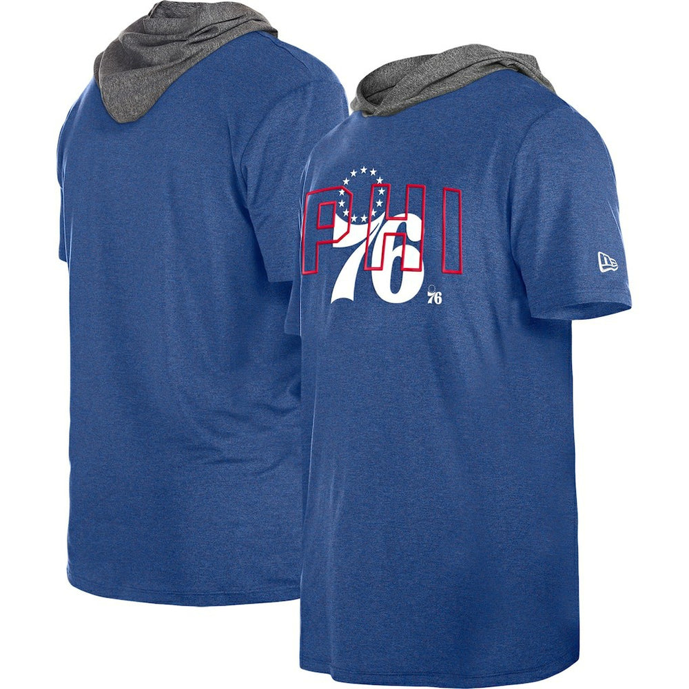 Philadelphia 76ers Active Hoodie T-Shirt Royal - New Era