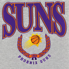 Phoenix Suns Unisex Vintage Throwback Crew Sweatshirt Heather Gray - New Era