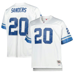 Barry Sanders Detroit Lions Big & Tall 1996 Retired Player Replica Jersey - White Jerseys
