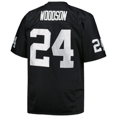 Charles Woodson Las Vegas Raiders Big & Tall 1998 Retired Player Replica Jersey - Black Jerseys