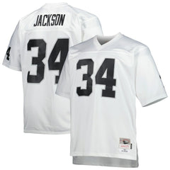 Bo Jackson Las Vegas Raiders Big & Tall 1988 Retired Player Replica Jersey - White Jerseys