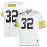 Franco Harris Pittsburgh Steelers Big & Tall 1976 Retired Player Replica Jersey - White Jerseys