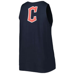 Cleveland Guardians New Era Women's Plus Size Tank Top - Navy Tanks