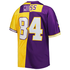 Randy Moss Minnesota Vikings Big & Tall Split Legacy Retired Player Replica Jersey - Purple/Gold Jerseys