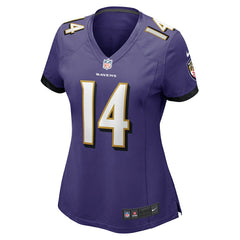 Kyle Hamilton Baltimore Ravens Women's Player Game Jersey - Purple Jerseys